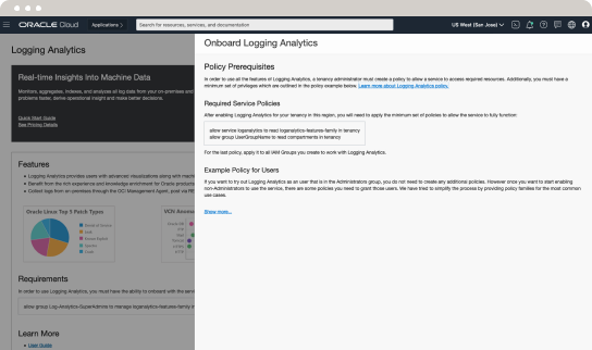 Confirm policies