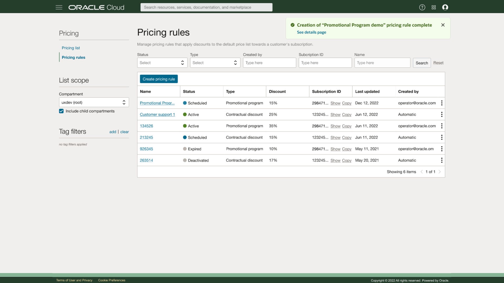 Lifecycle view