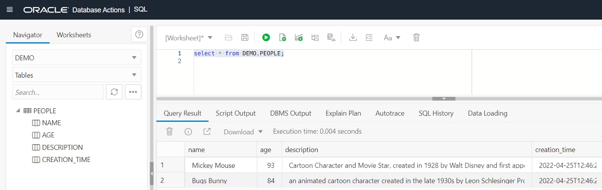 sqlworksheet