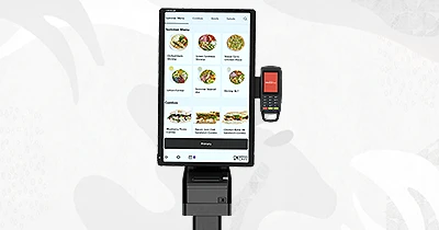 Freestanding kiosk